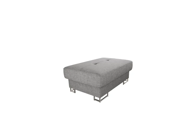 Reginia Fotpall 104 cm - Grå - Products - Möbler - Fåtölj & stolar - Pall & puff - Fotpallar