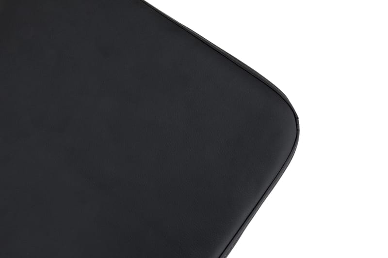 Square Pall Läder - Svart - Products - Möbler - Fåtölj & stolar - Pall & puff - Sittpuff