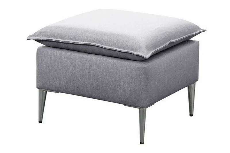 Staffin Fotpall 50 cm Light grey/Dark grey