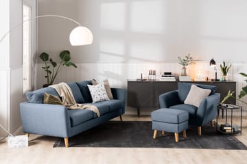 Trend Fotpall - Blå - Products - Möbler - Fåtölj & stolar - Pall & puff - Fotpallar