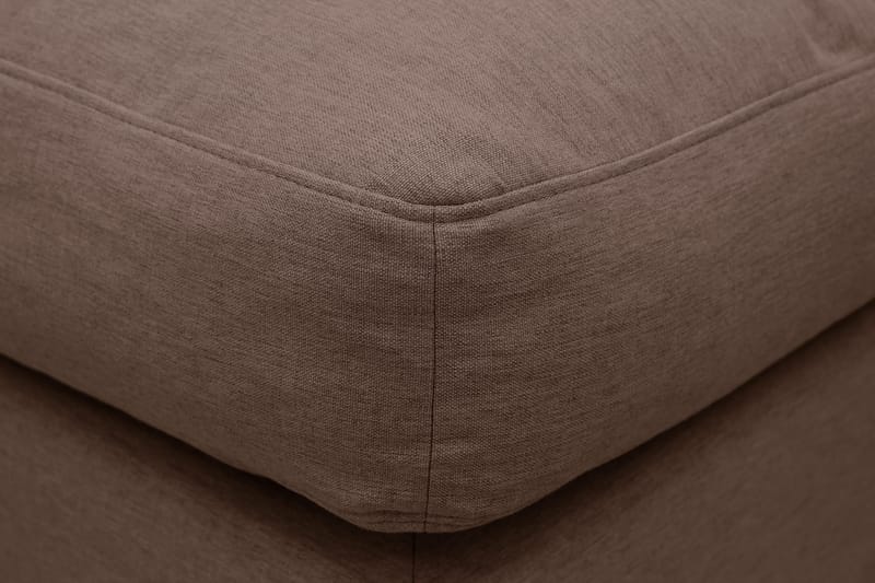 Valencia Fotpall med avtagbar och tvättbar klädsel - Mörkbrun - Products - Möbler - Fåtölj & stolar - Pall & puff - Fotpallar