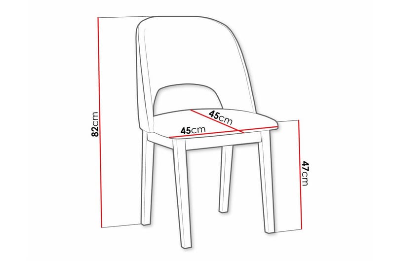 Patrickswell Matstol - Brun - Products - Möbler - Fåtölj & stolar - Matstol & köksstol