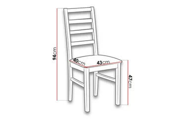 Patrickswell Matstol - Brun - Products - Möbler - Fåtölj & stolar - Matstol & köksstol