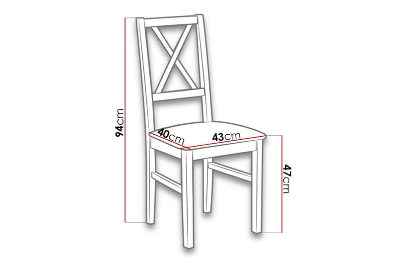Patrickswell Matstol - Svart - Products - Möbler - Fåtölj & stolar - Matstol & köksstol