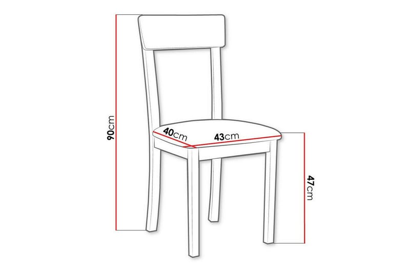 Patrickswell Matstol - Svart - Products - Möbler - Fåtölj & stolar - Matstol & köksstol