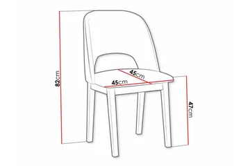 Patrickswell Matstol - Vit - Products - Möbler - Fåtölj & stolar - Matstol & köksstol