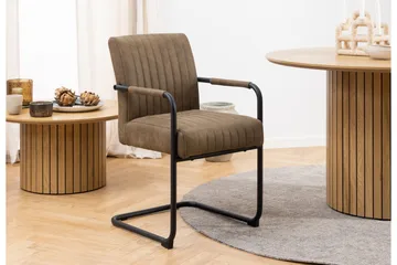 Salini Karmstol - Brun - Products - Möbler - Fåtölj & stolar - Karmstol