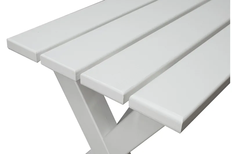 Scottsdale Sittbänk 140 cm Vit - KWA - Products - Möbler - Fåtölj & stolar - Sittbänk