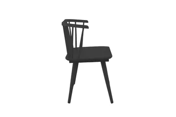 Soffbänk Bobby 120 cm i Trä - Svart - Products - Möbler - Fåtölj & stolar - Sittbänk - Bänk med ryggstöd