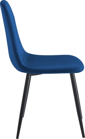 Stol Carisma Sammet - blå - Products - Möbler - Fåtölj & stolar - Matstol & köksstol