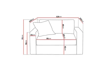 Valencia Extra Djup Fåtölj med avtagbar och tvättbar klädsel - Beige - Products - Möbler - Fåtölj & stolar - Fåtölj