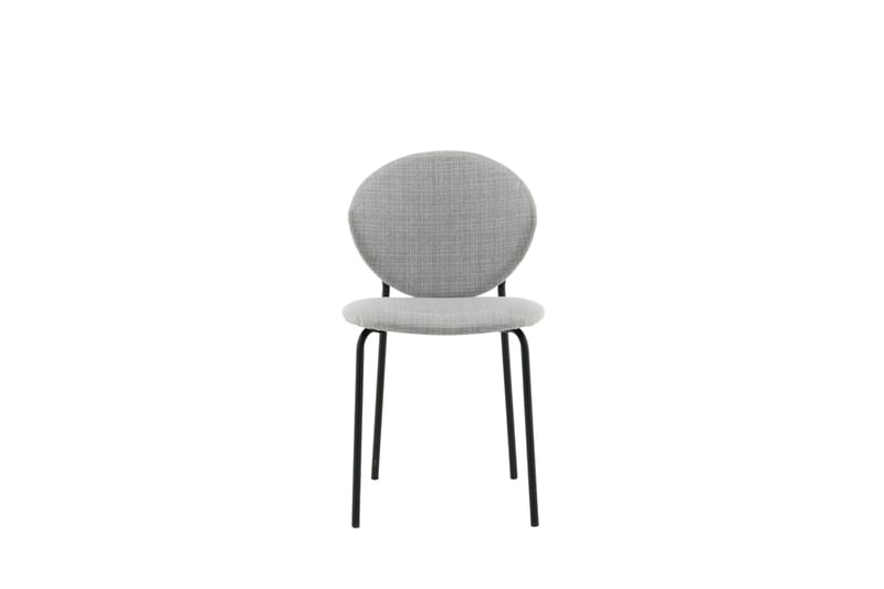 Vault Matstol - Grå/Svart - Products - Möbler - Fåtölj & stolar - Matstol & köksstol