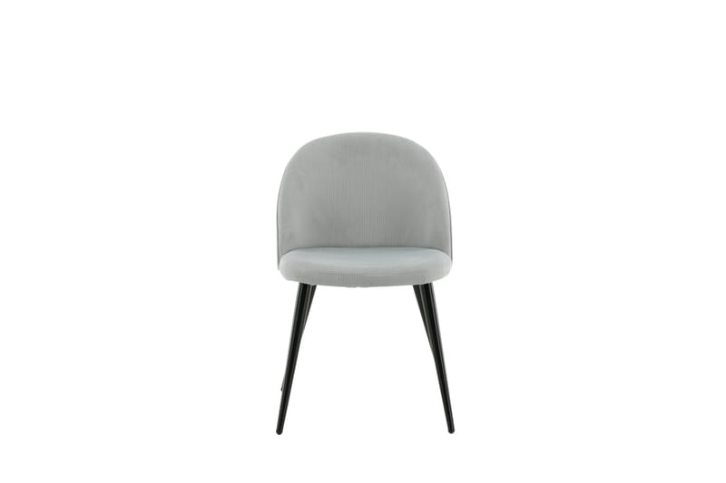 Velvet Matstol Manchester - Grå - Products - Möbler - Fåtölj & stolar - Matstol & köksstol