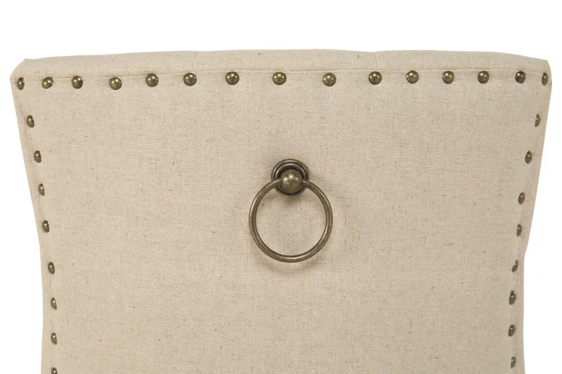 Viktoria Matstol med Nitar - Beige/Vintage - Products - Möbler - Fåtölj & stolar - Matstol & köksstol