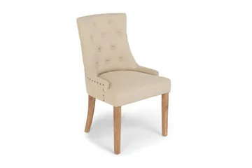 Viktoria Matstol med Nitar - Beige/Vintage - Products - Möbler - Fåtölj & stolar - Matstol & köksstol