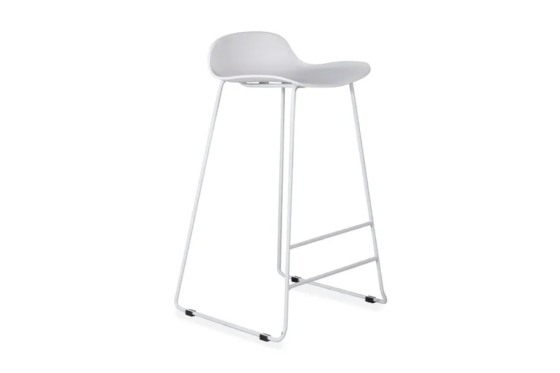 Wave Barstol, Vit/Vit