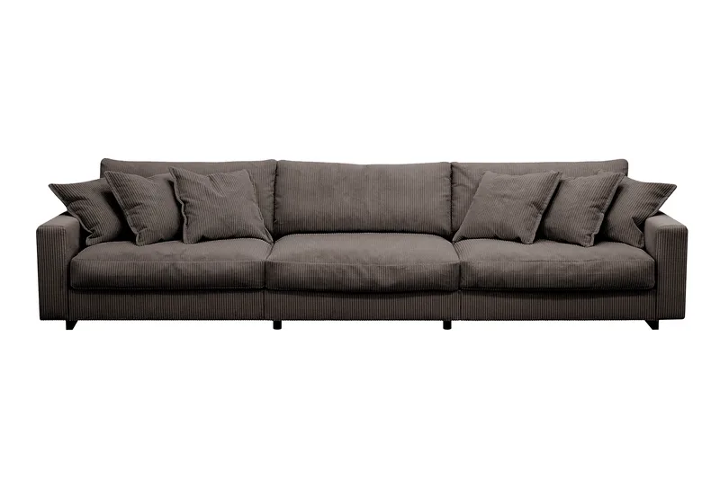 Valencia Extra Djup 5-sits Soffa, Brun