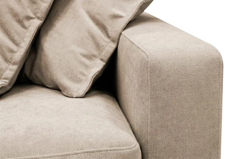 Valencia Extra Djup 5-sits Soffa i Chenille - Brun - Products - Möbler - Soffa