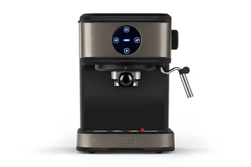 Espressomaskin Black+Decker 20 Bar - Grå - Products - Servering & matlagning - Köksmaskin - Kaffemaskin & kaffetillbehör - Espressomaskiner