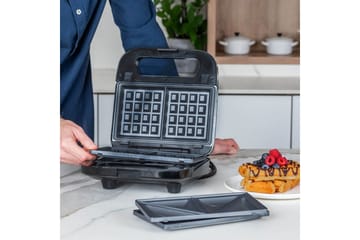 Smörgåsgrill Black+Decker Sandwich Waffle - Products - Servering & matlagning - Köksmaskin - Värma & koka - Klämgrill & smörgåsgrill