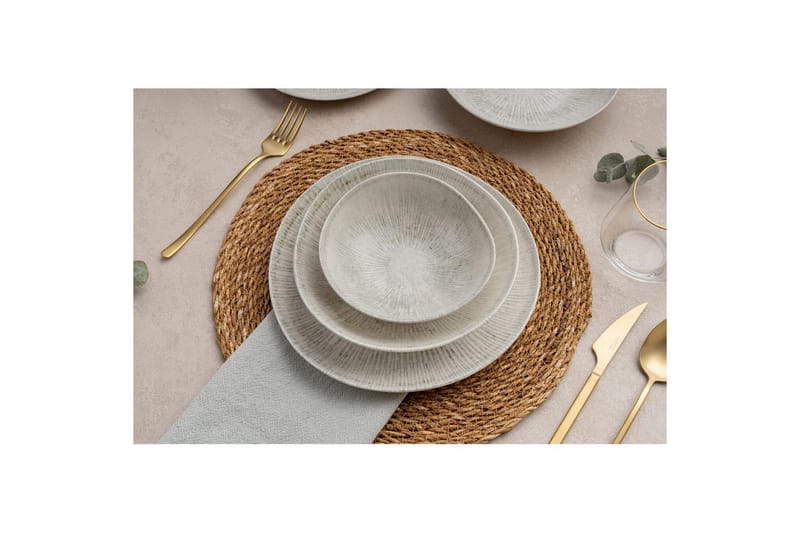 Middagset (24 delar) Sylreth Flerfärgad - Multifärgad - Products - Servering & matlagning - Tallrikar & skålar - Tallrikar set