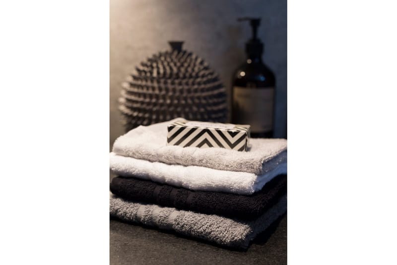 Gästhandduk Basic Frotté - Grå - Products - Textil & mattor - Badrumstextil - Handdukar