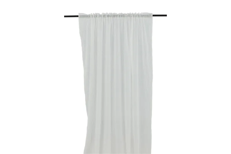 Elena Gardin 135x240 cm - Vit - Products - Textil & mattor - Gardiner - Gardinlängder - Kanallängd