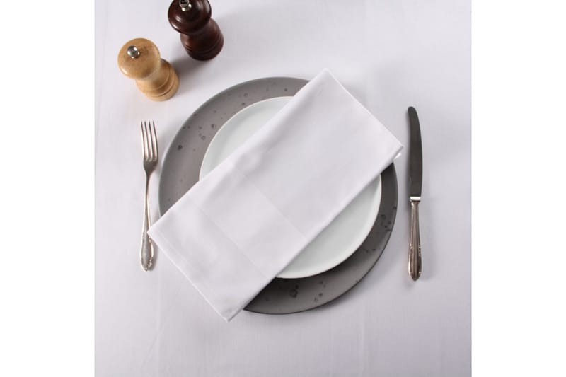 Servett Fritz Magnus Trading Delight 50 x 50 cm Vit - Products - Textil & mattor - Kökstextil - Tygservett