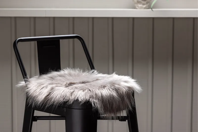 Katy Sittpläd 34x34 cm - Grå - Products - Textil & mattor - Kudde & kuddfodral - Stolsdyna & sittdyna