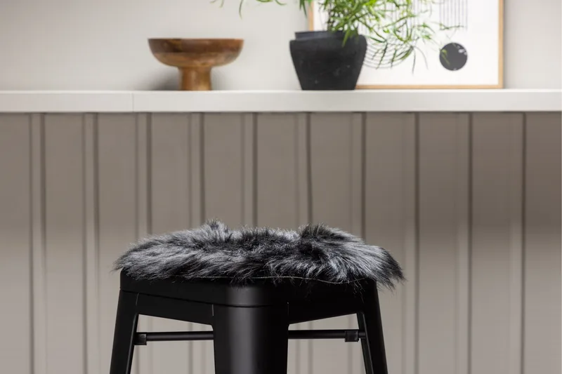 Katy Sittpläd 34x34 cm - Svart - Products - Textil & mattor - Kudde & kuddfodral - Stolsdyna & sittdyna