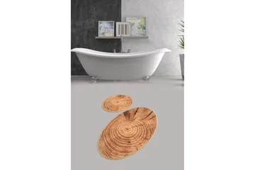 Chilai Home Badmatta Set om 2 - Multi - Products - Textil & mattor - Matta - Badrumsmatta