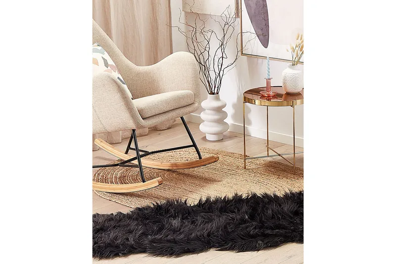 Mamungari Fårskinn 60x180 cm - Svart - Products - Textil & mattor - Matta - Fäll & skinnmatta - Fårskinn & lammskinn