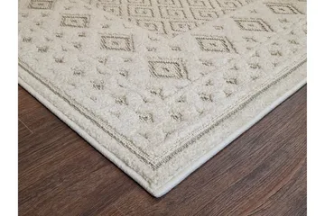 Hampton Flatvävd Matta 200x290 cm Rektangulär - Creme - Products - Textil & mattor - Matta - Flatvävd matta