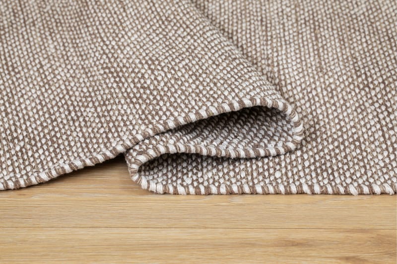 Alva Bomullsmatta 240x240 cm Kvadratisk - Mörkbeige - Products - Textil & mattor - Matta - Modern matta - Bomullsmatta