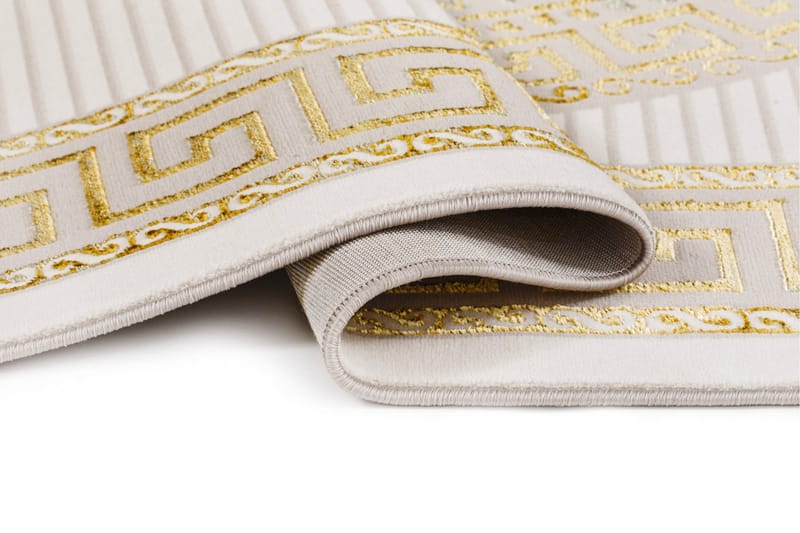 Ankara Wiltonmatta 80x150 cm - Beige/Guld - Products - Textil & mattor - Matta - Modern matta - Wiltonmatta