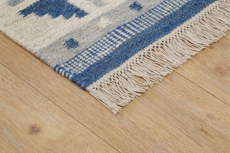 Avesta Ullmatta 140x200 cm Rektangulär - Blå - Products - Textil & mattor - Matta - Modern matta - Ullmatta