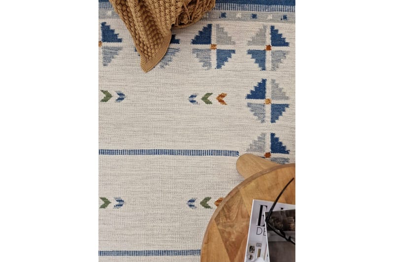Avesta Ullmatta 80x200 cm Oval - Blå - Products - Textil & mattor - Matta - Modern matta - Ullmatta