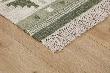 Avesta Ullmatta 80x200 cm Oval - Grön - Products - Textil & mattor - Matta - Modern matta - Ullmatta