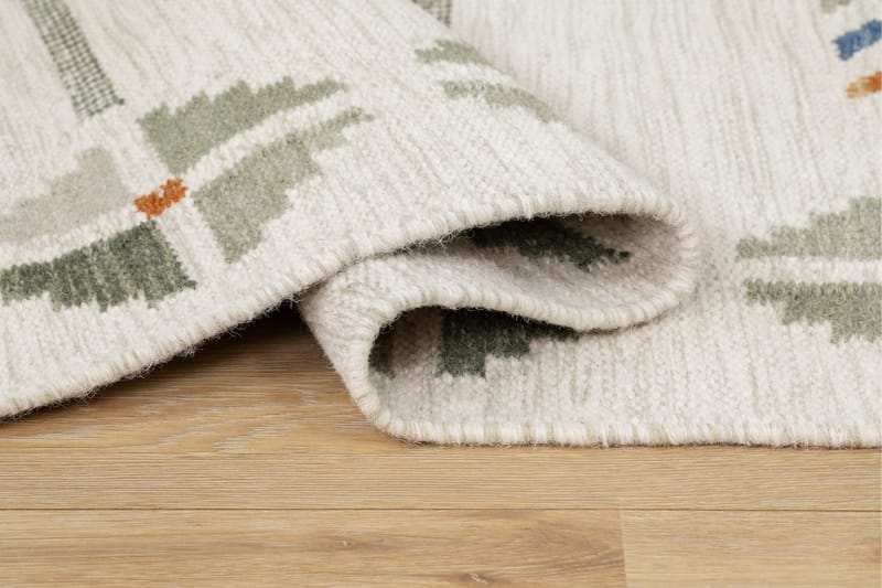 Avesta Ullmatta 80x200 cm Oval - Grön - Products - Textil & mattor - Matta - Modern matta - Ullmatta