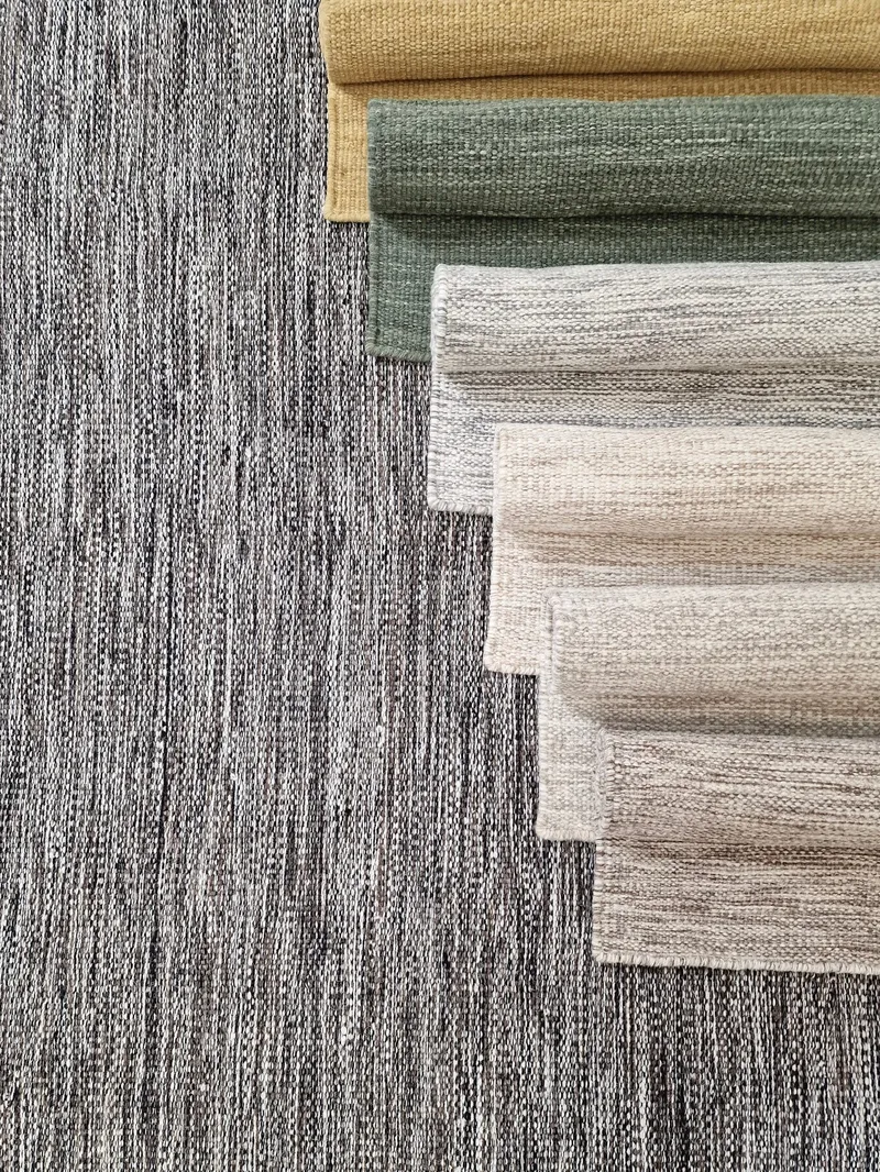 Birka Ullmatta Rund 120 - Silver - Products - Textil & mattor - Matta - Modern matta - Ullmatta