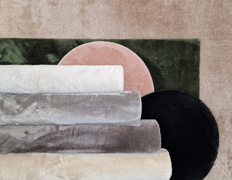 Cozy Ryamatta 200 cm Rund - Linne - Products - Textil & mattor - Matta - Modern matta - Ryamatta