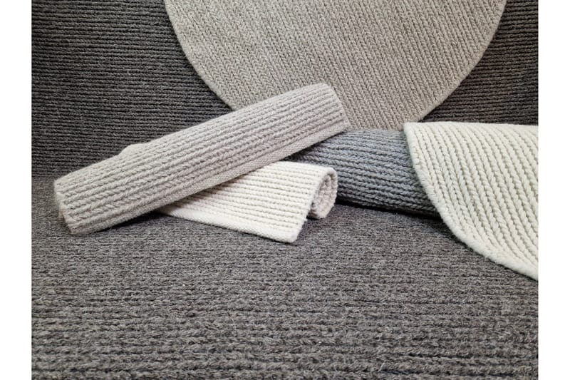 Dalarö Ullmatta Ø160 cm Rund - Beige - Products - Textil & mattor - Matta - Modern matta - Ullmatta