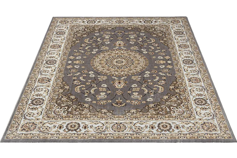 Dubai Medallion Wiltonmatta 200x290 cm - Grå - Products - Textil & mattor - Matta - Modern matta - Wiltonmatta