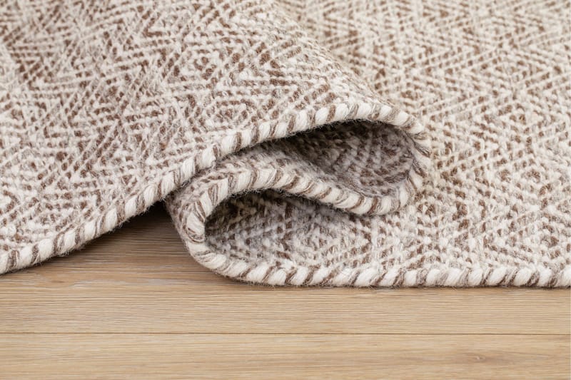 Gåsöga Ullmatta 160x230 cm Rektangulär - Beige - Products - Textil & mattor - Matta - Modern matta - Ullmatta