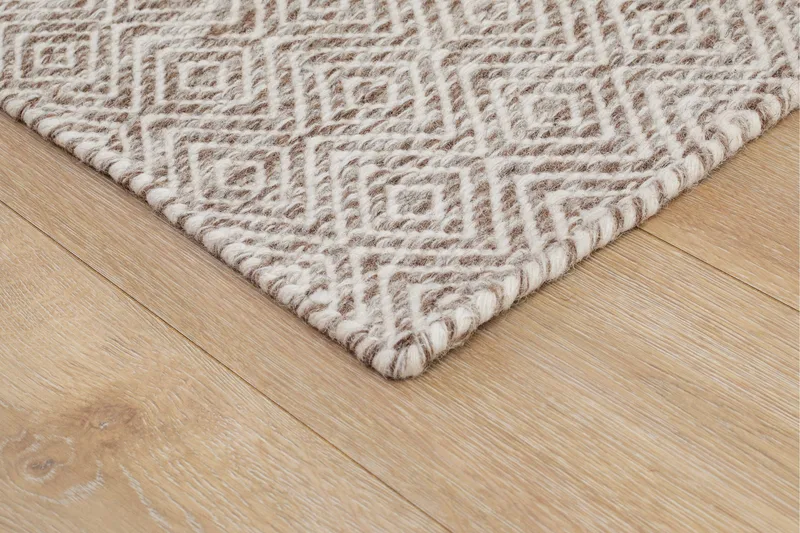 Gåsöga Ullmatta 160x230 cm Rektangulär - Beige - Products - Textil & mattor - Matta - Modern matta - Ullmatta