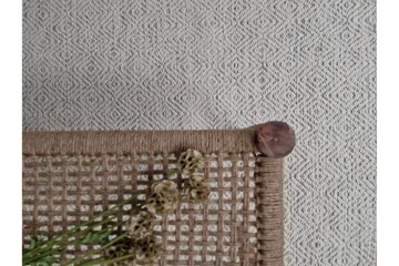 Gåsöga Ullmatta 300x400 cm Rektangulär - Beige - Products - Textil & mattor - Matta - Modern matta - Ullmatta