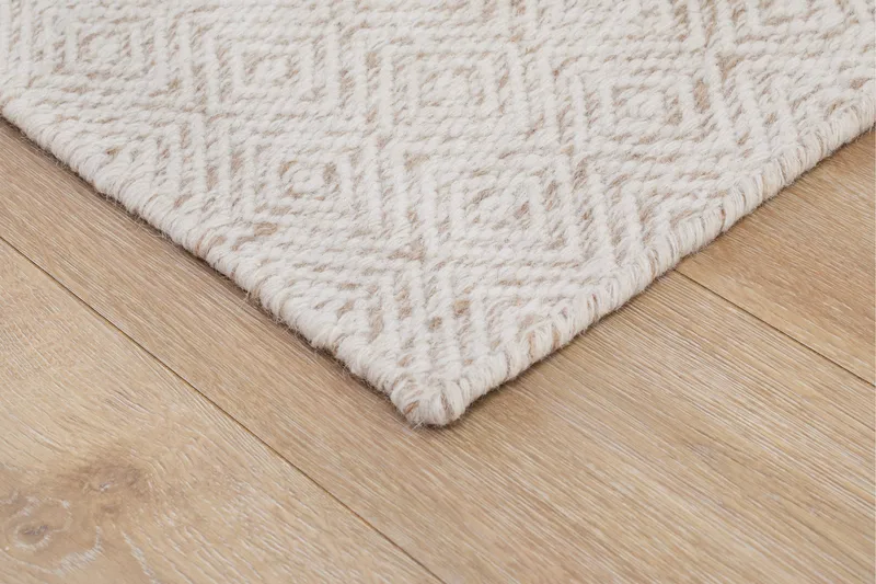 Gåsöga Ullmatta 300x400 cm Rektangulär - Beige - Products - Textil & mattor - Matta - Modern matta - Ullmatta