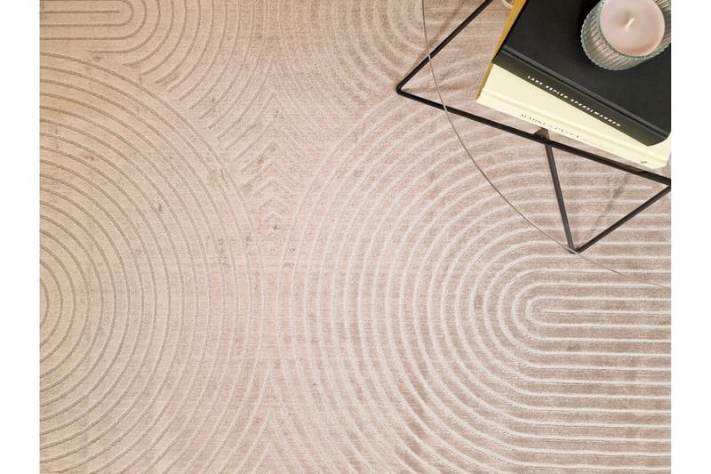 Granada Viskosmatta 240x340 cm Rektangulär - Sand - Products - Textil & mattor - Matta - Modern matta - Viskosmatta & konstsilkesmatta