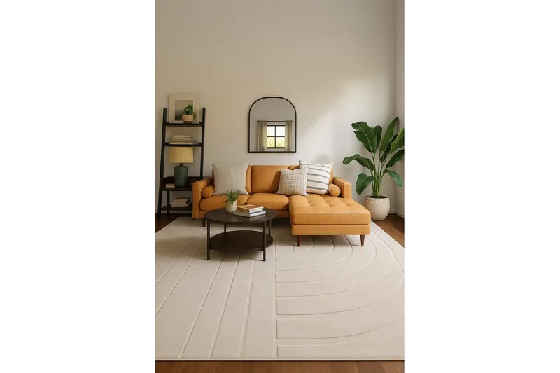 Heaven Trend Maskinvävd matta 200x290 cm - Beige - Products - Textil & mattor - Matta - Modern matta - Wiltonmatta