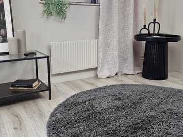 Lounge Ryamatta 200 cm Rund - Grafit - Products - Textil & mattor - Matta - Modern matta - Ryamatta